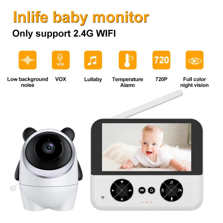4.3 Inch IPS HD Display 720P Baby Monitor, US Plug, EU Plug, UK Plug, AU Plug 4.3 Inch IPS HD Display 720P Baby Monitor, US Plug, EU Plug, UK Plug, AU Plug